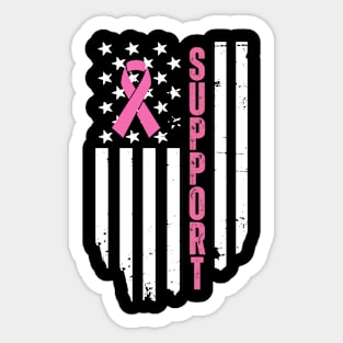 Support Breast cancer awareness Sticker